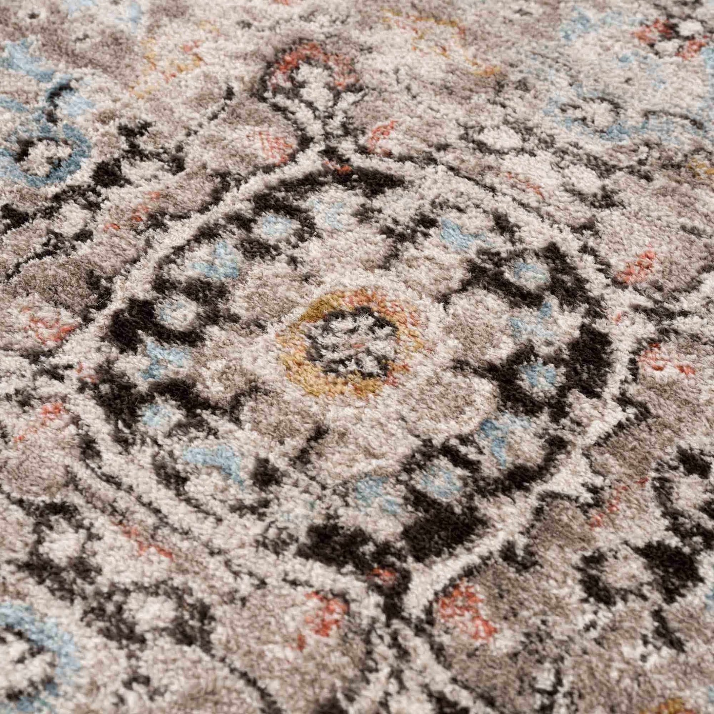 Albie Gold & Beige Area Rug from PriceLows™
