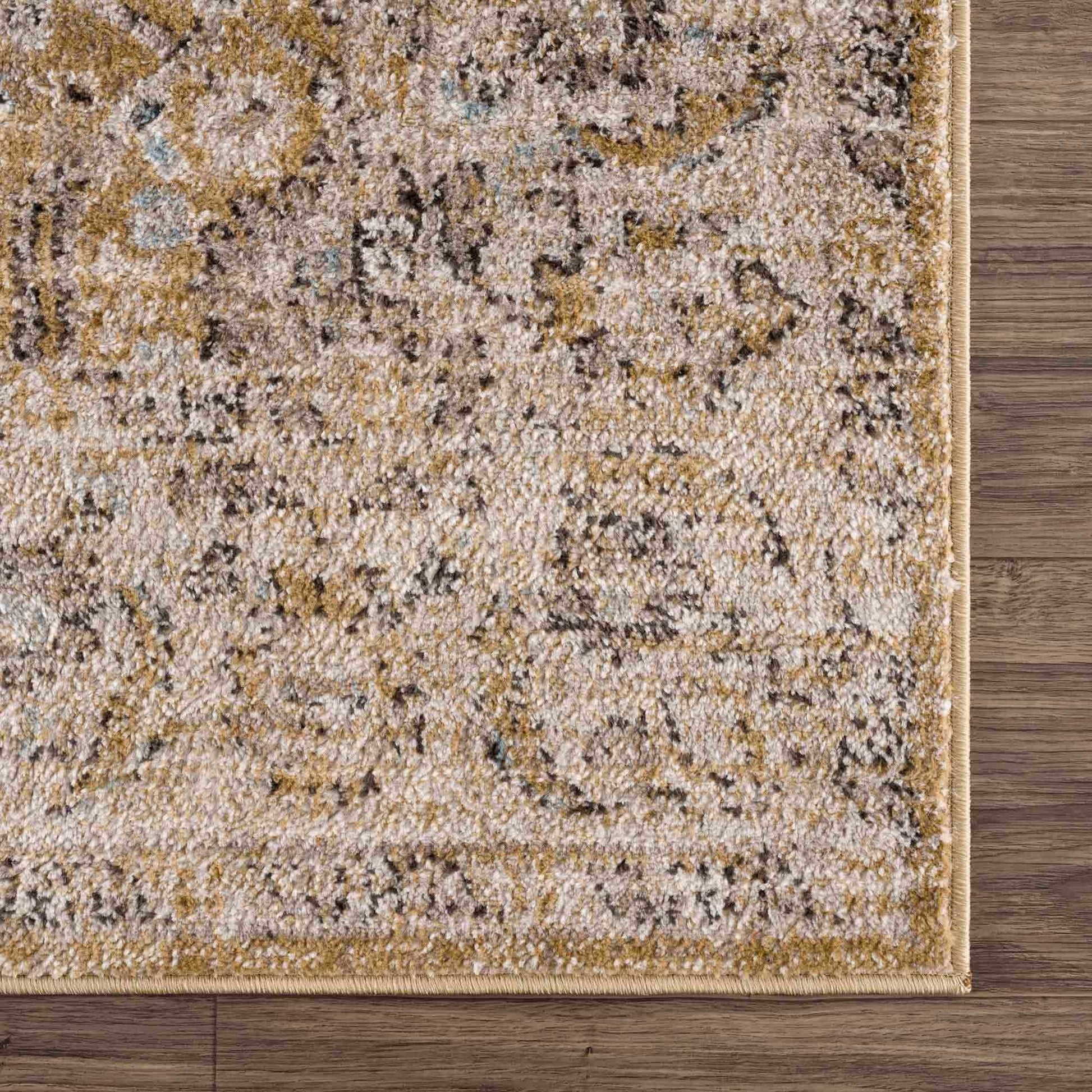 Anana Gold & Beige Area Rug from PriceLows™