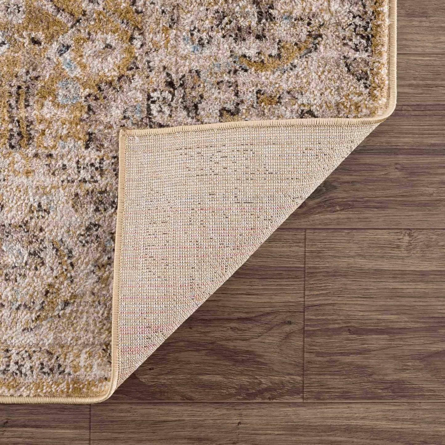 Anana Gold & Beige Area Rug from PriceLows™