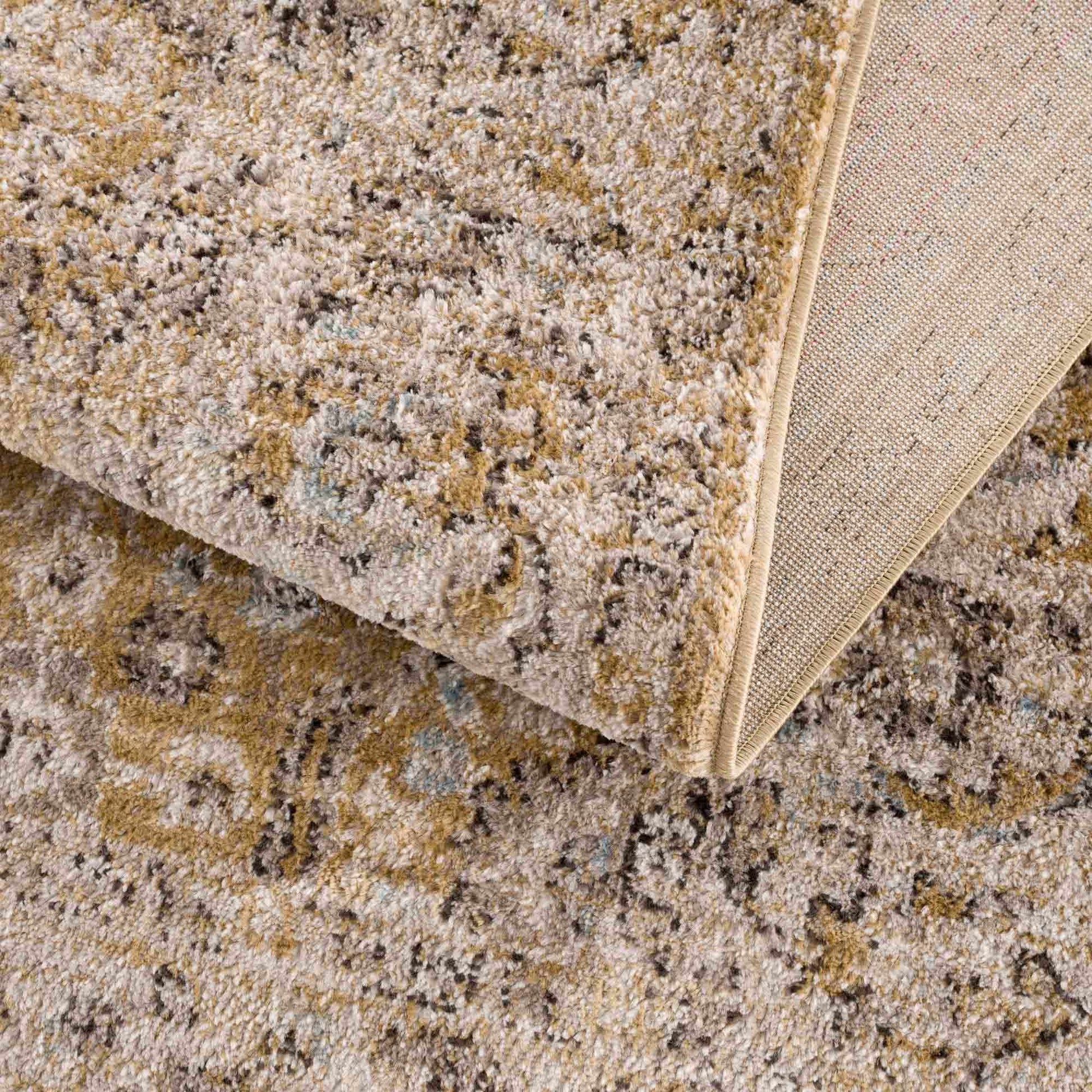 Anana Gold & Beige Area Rug from PriceLows™