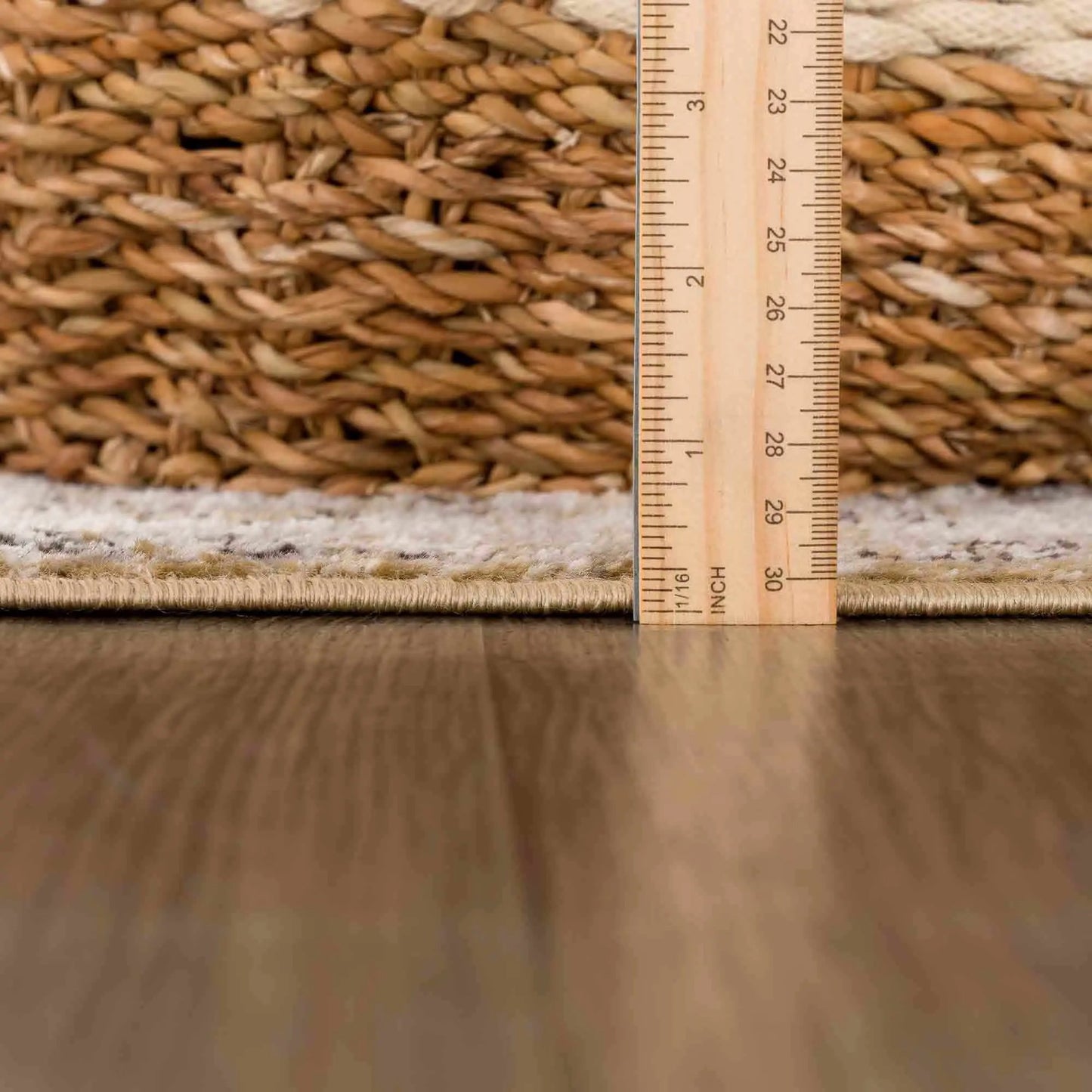 Anana Gold & Beige Area Rug from PriceLows™