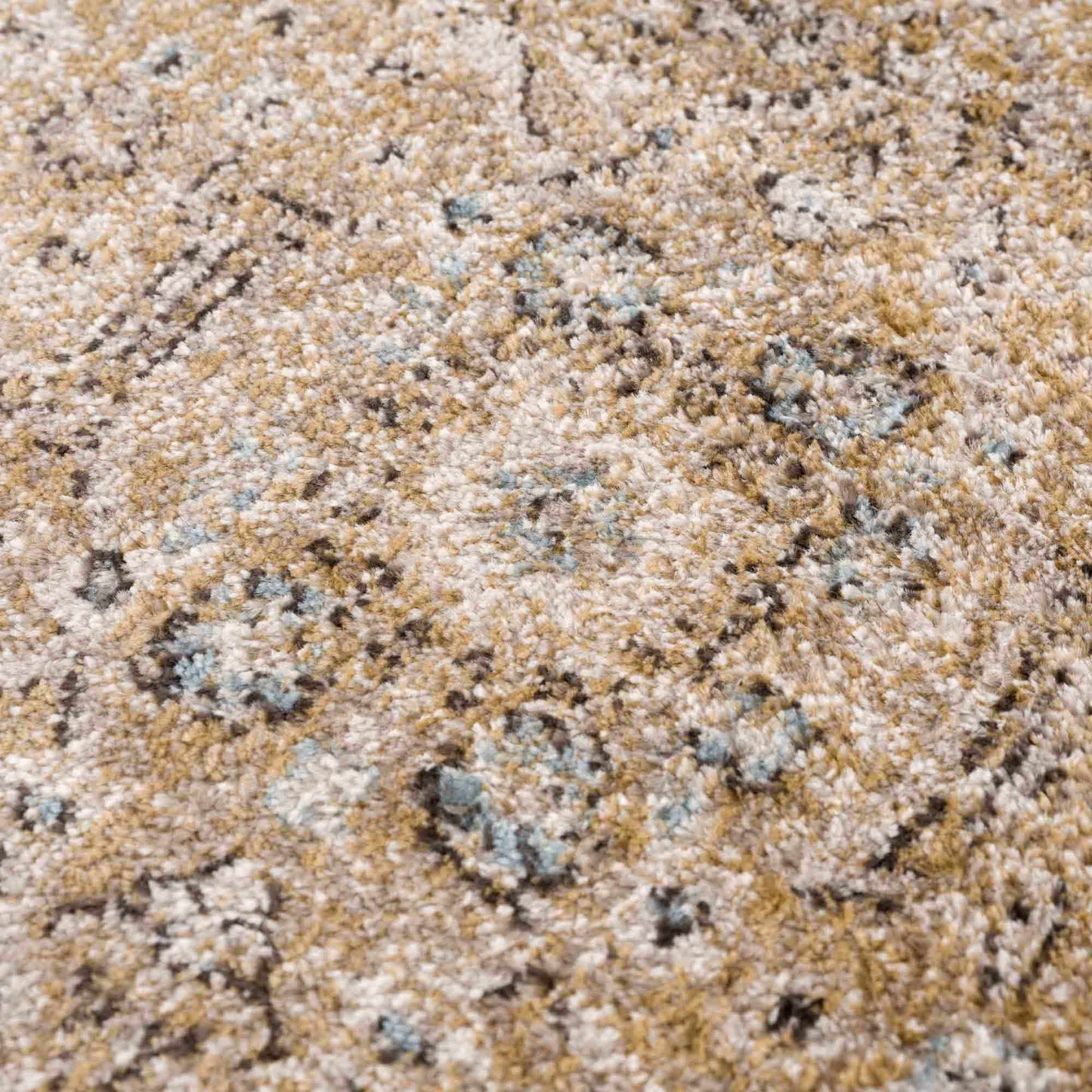 Anana Gold & Beige Area Rug from PriceLows™