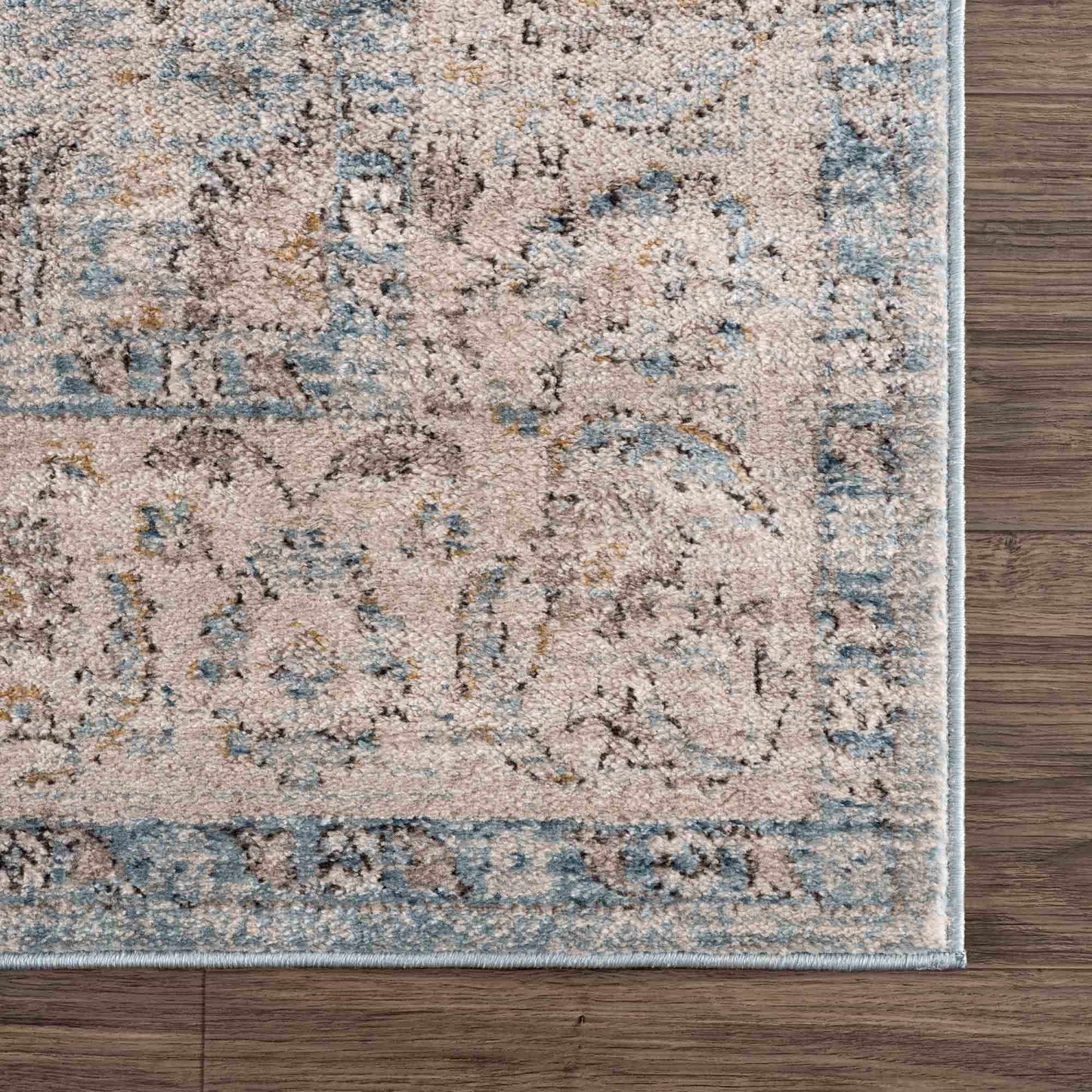 Anana Silver Blue & Beige Area Rug from PriceLows™