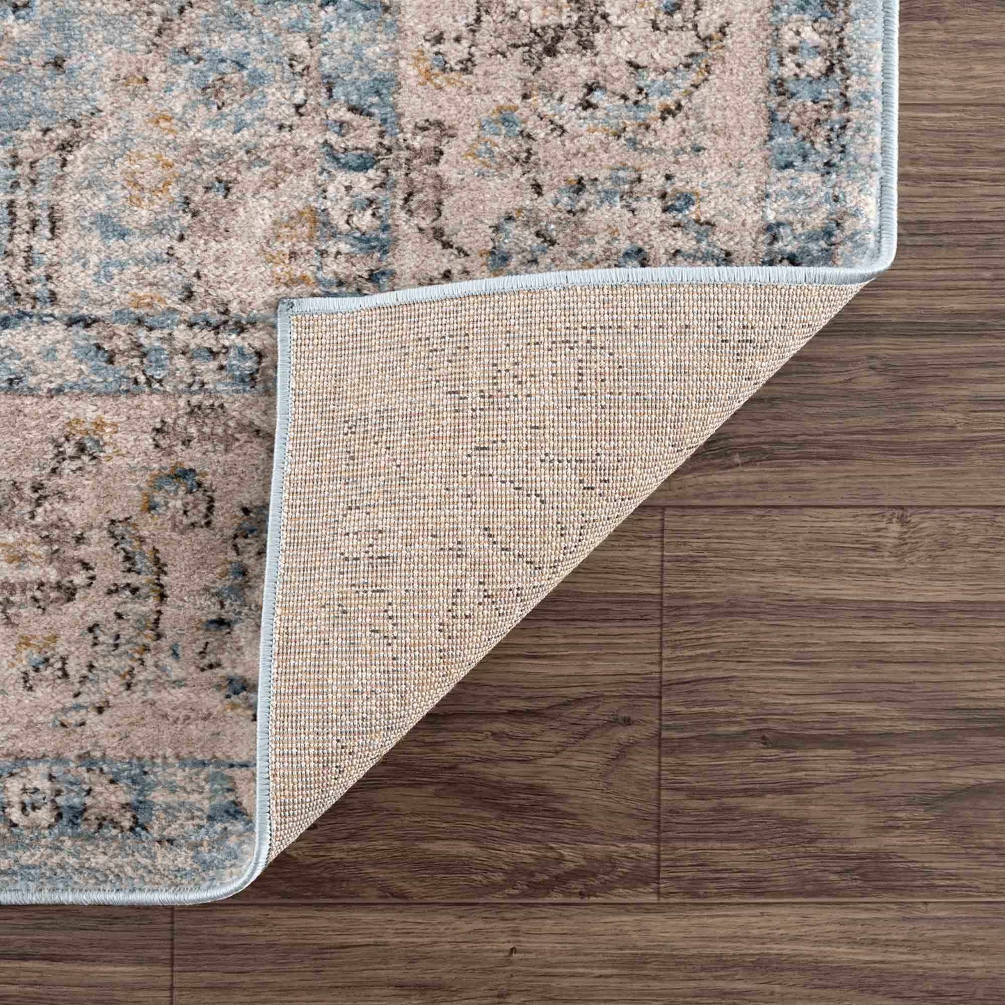 Anana Silver Blue & Beige Area Rug from PriceLows™
