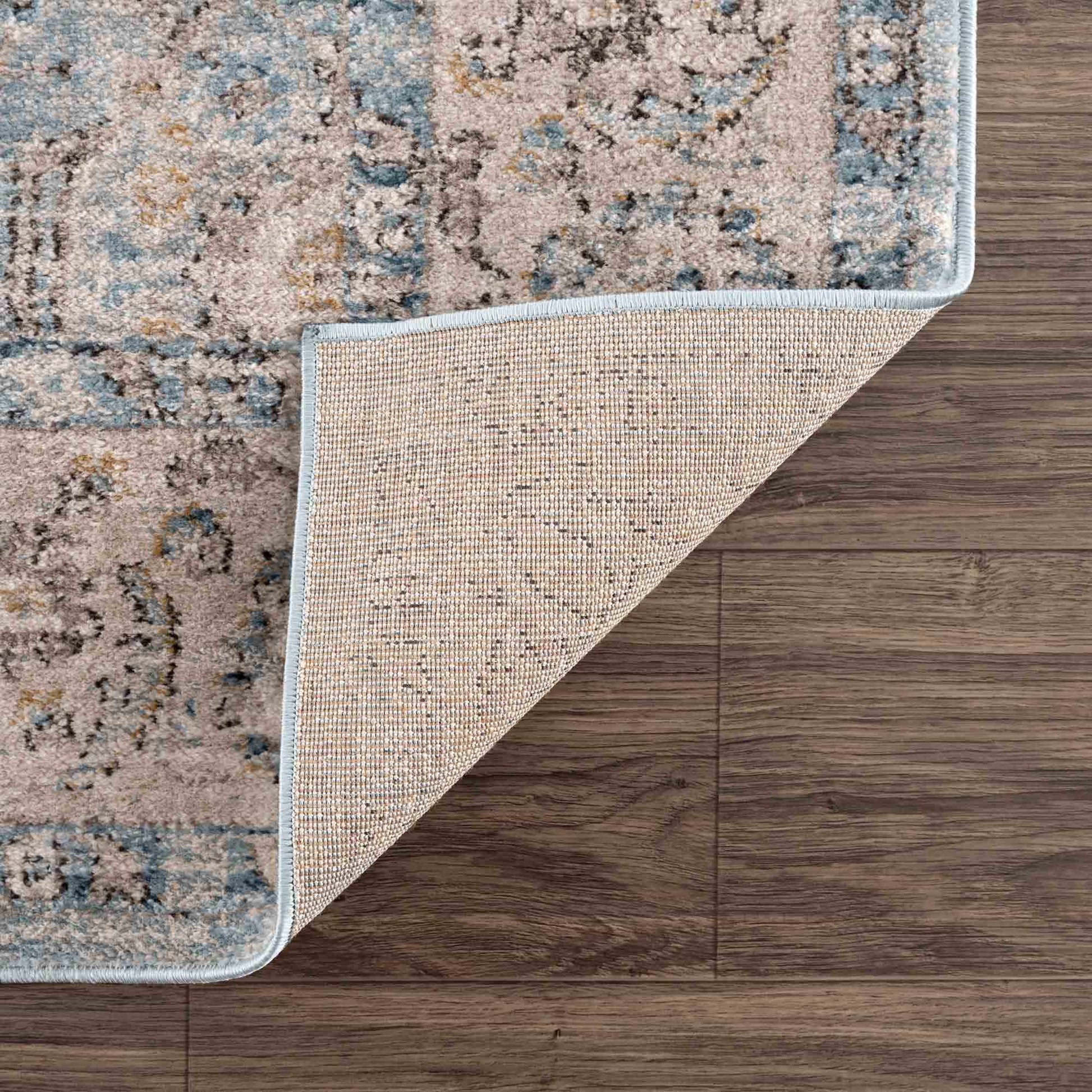 Anana Silver Blue & Beige Area Rug from PriceLows™