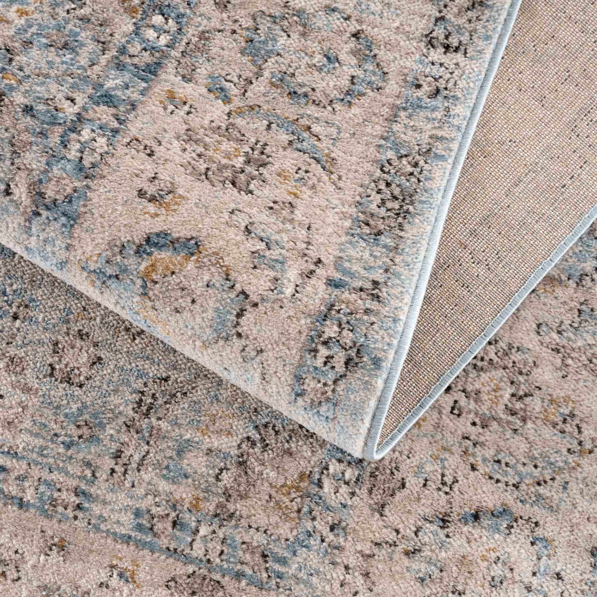Anana Silver Blue & Beige Area Rug from PriceLows™