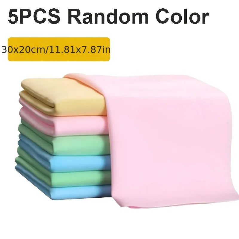 5PCS PVA Clean Towel Super Absorbent Cleaning Cloth Multifunction Car Wash Cleaning Towels Home Soft Quick Dry Rag from PriceLows™