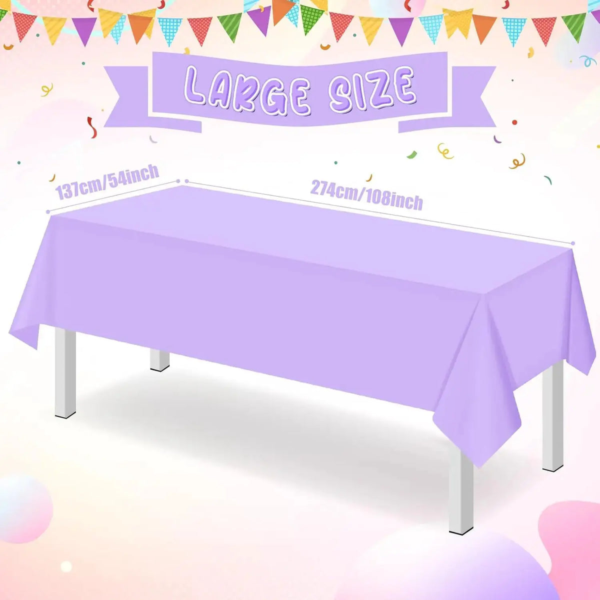 Paper Party Set | Lavender Cups Plates Napkins | PriceLows