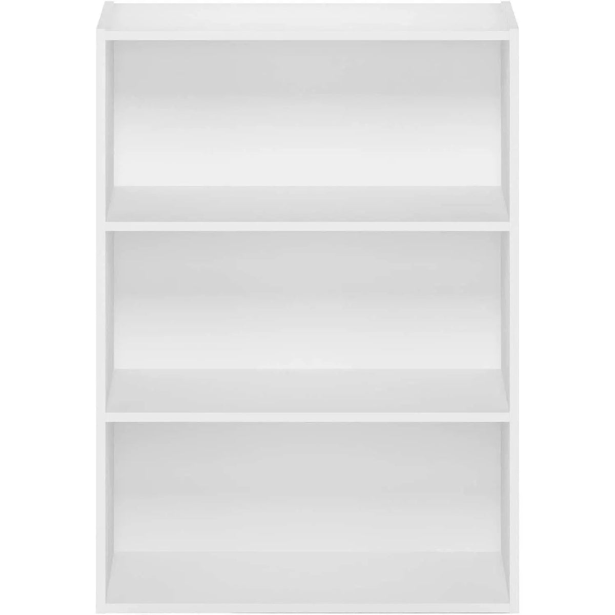 Pasir 3-Tier Open Shelf Bookcase White 31.5 Inch High from PriceLows™