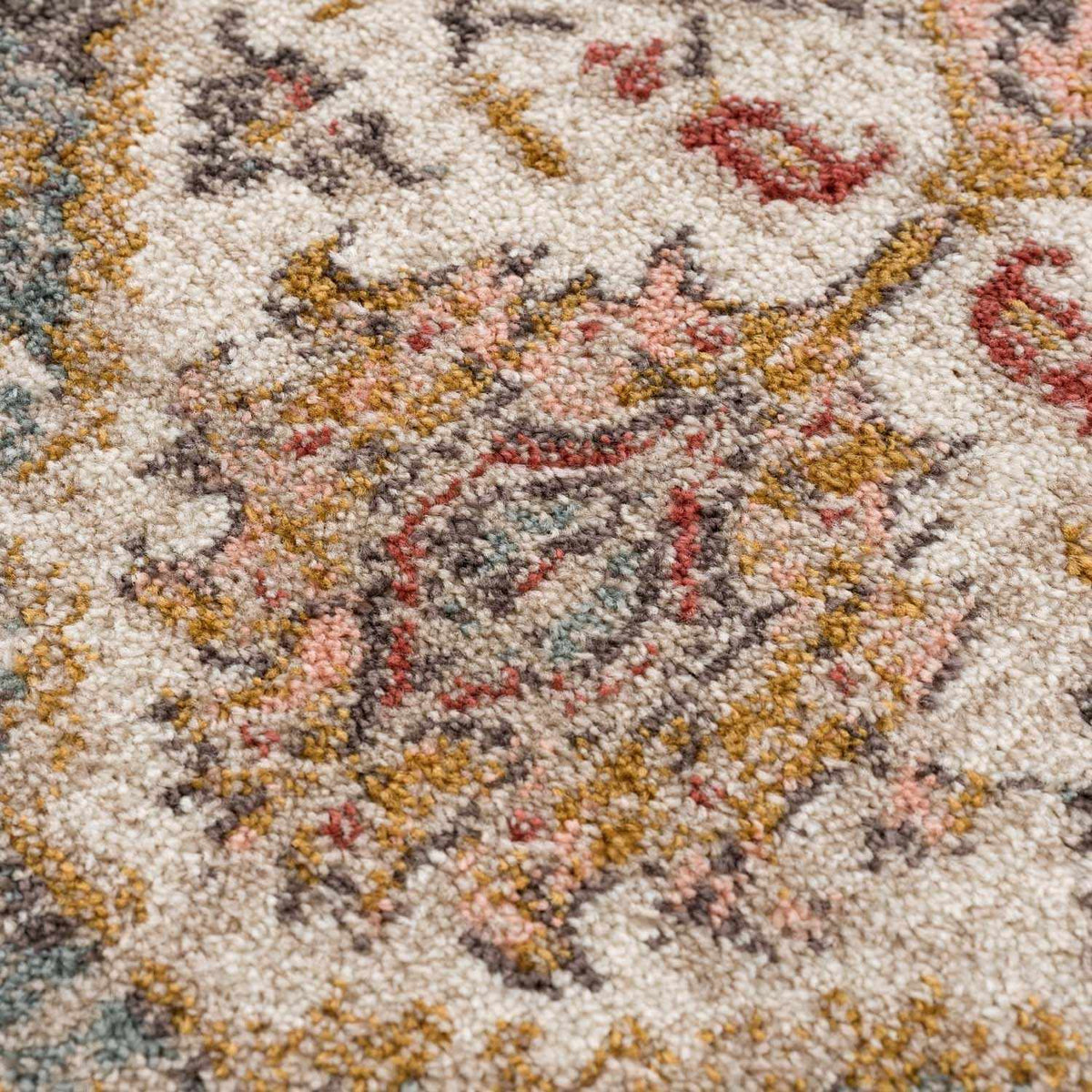 Peeta Brown Medallion Area Rug from PriceLows™