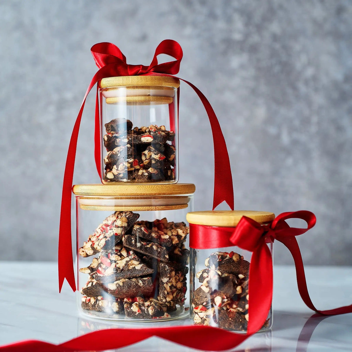 Dark Chocolate Peppermint Bark, Giftable Food Set | Home Decor | Gift Ready