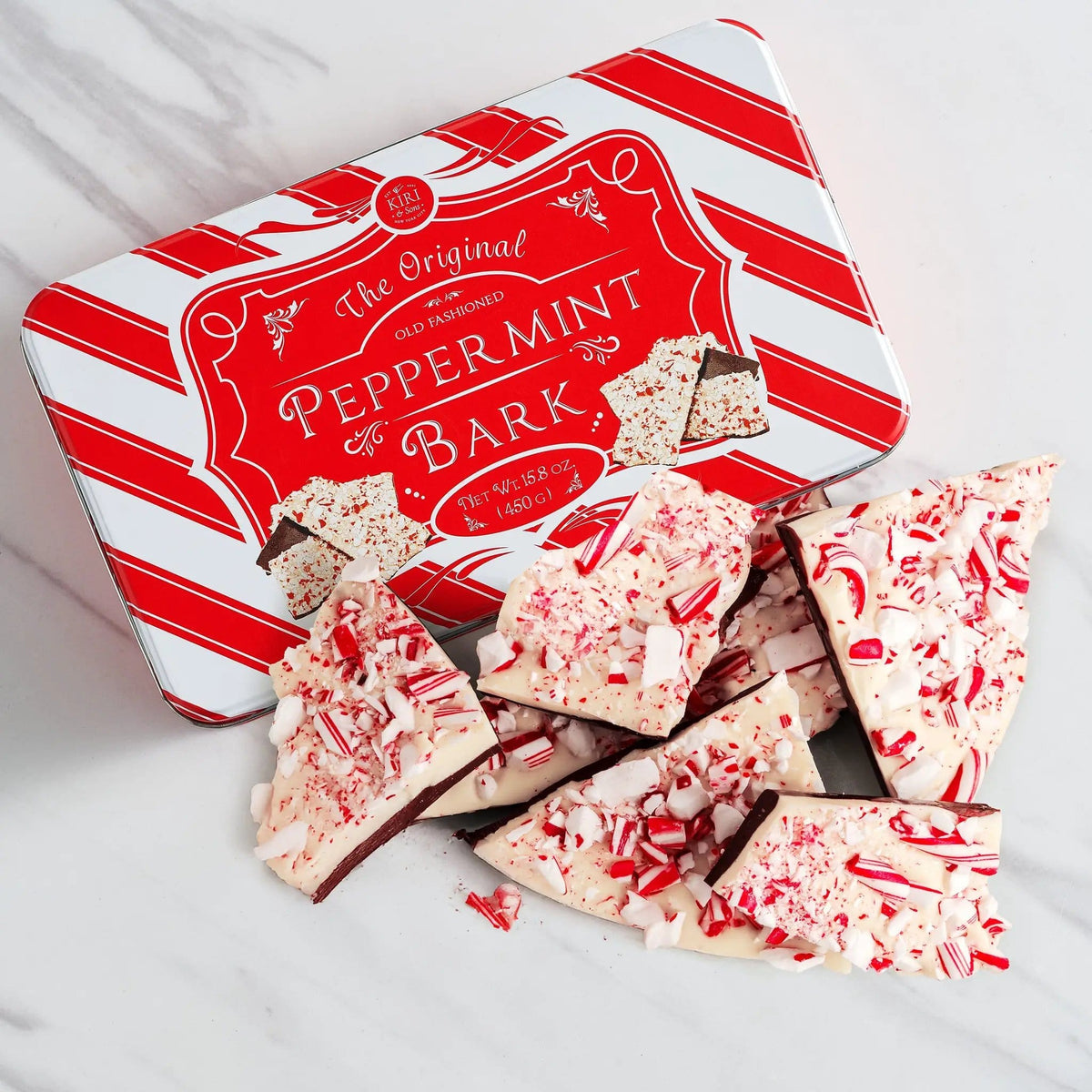 Original Chocolate Peppermint Bark, Giftable Food Set - 1lb | Cereal Bar | Home Decor | Gift Ready