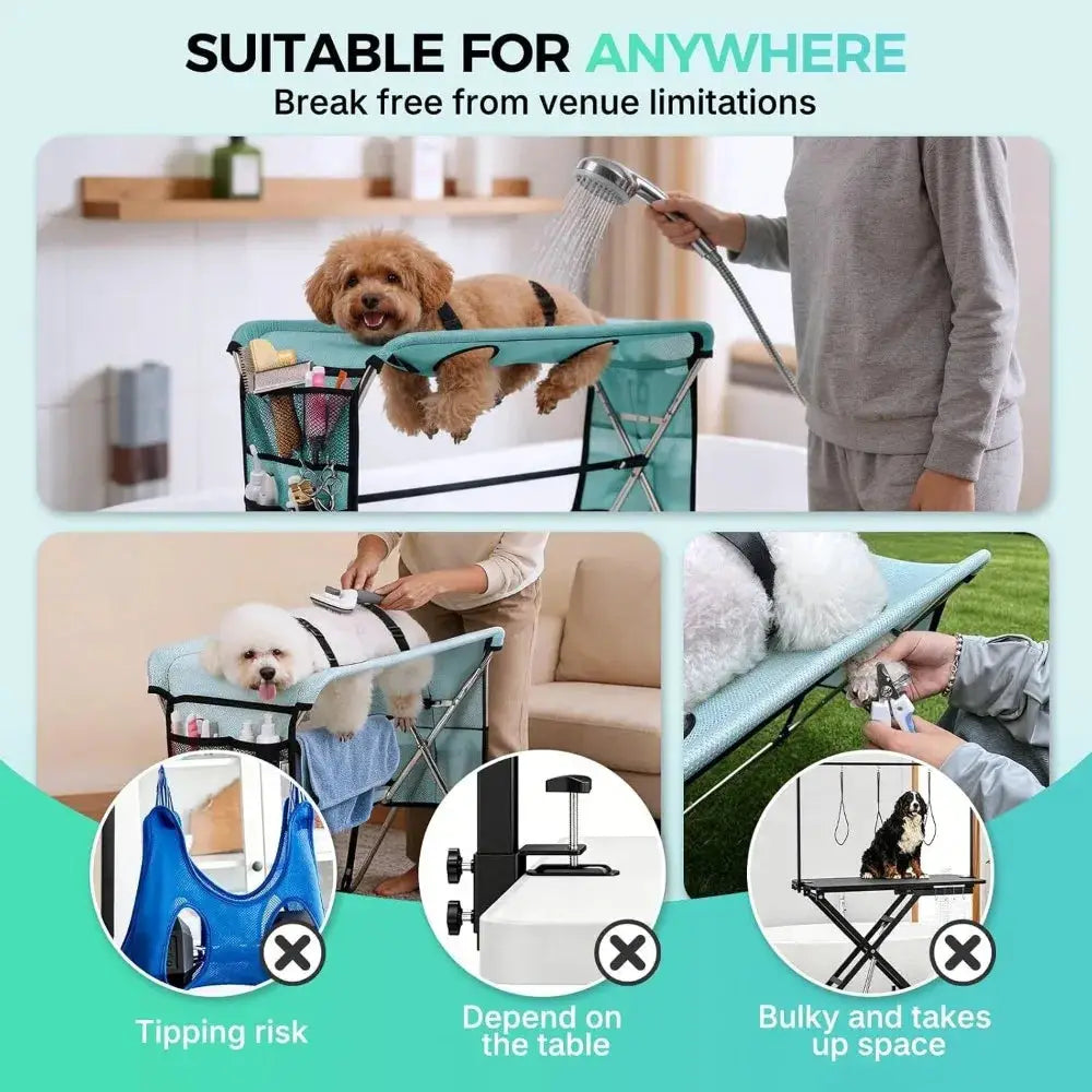 Pet Grooming Table | Heavy Duty Sling | PriceLows™
