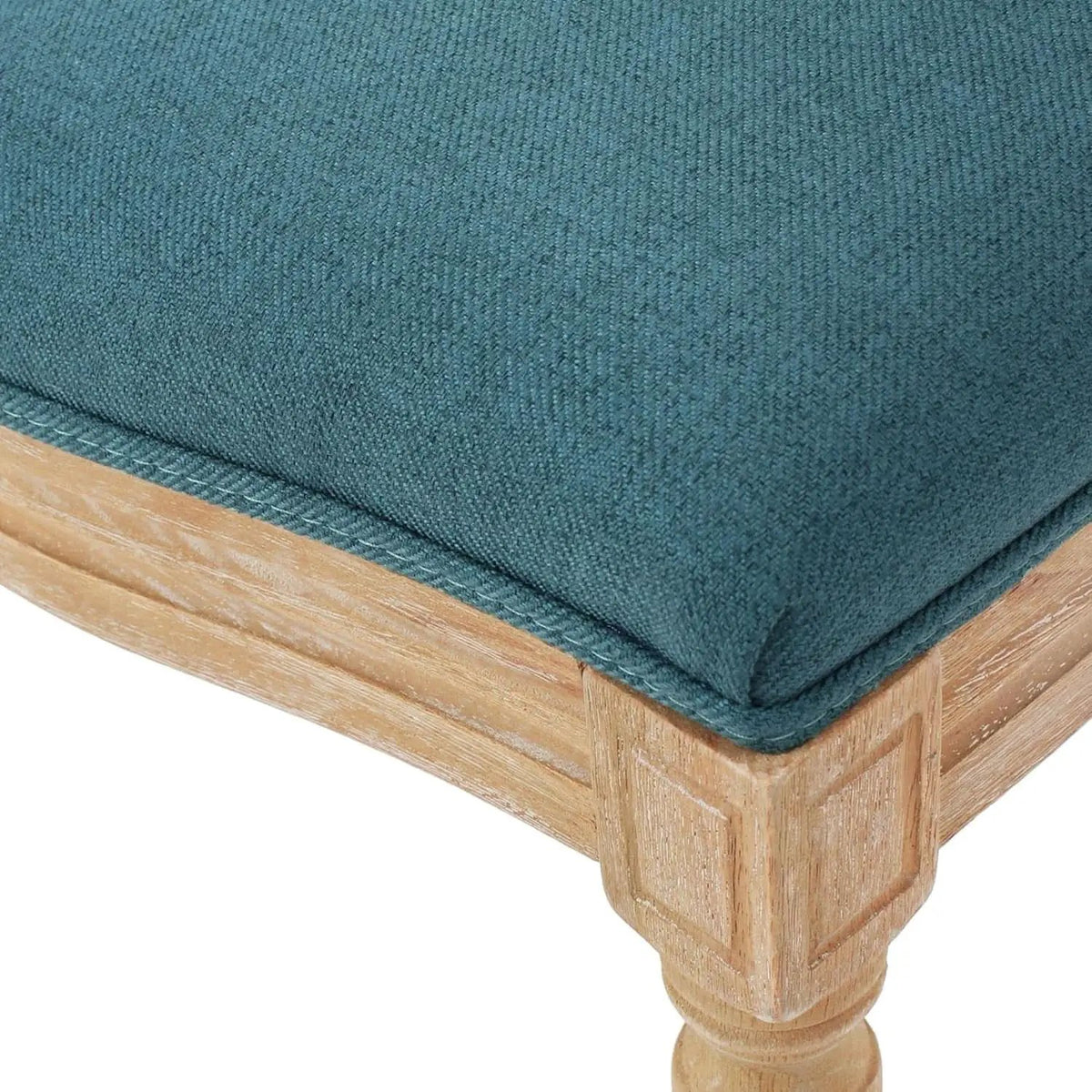 Phinnaeus Fabric Dining Chairs Set Dark Teal Two Piece from PriceLows™