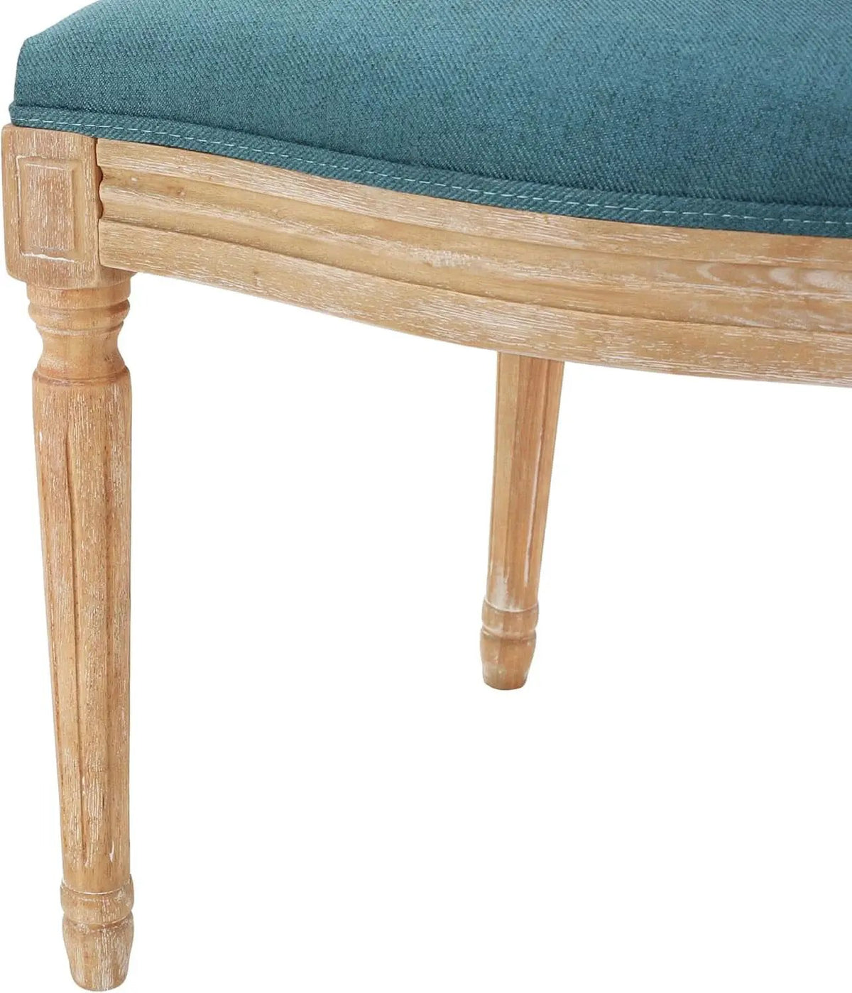 Phinnaeus Fabric Dining Chairs Set Dark Teal Two Piece from PriceLows™