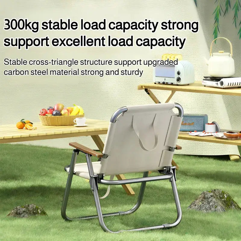 Picnic Beach Folding Chair, Ultra-Lightweight Portable Camping Fishing Seat, Outdoor Compact Durable Chair,Comfortable Practical from PriceLows™