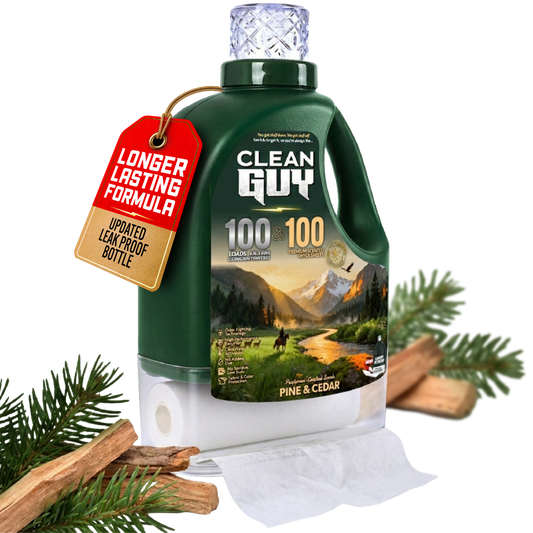 Heavy Duty Premium Laundry Detergent + Built-In Dryer Sheets (100 Loads) - PINE & CEDAR from PriceLows™