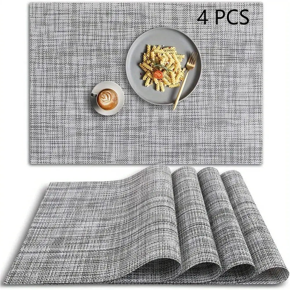 Placemats | Heat Resistant Non Slip 4 Pack | PriceLows™