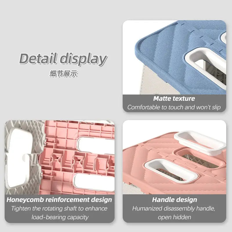 Plastic Folding Chair | Thickened | Portable Outdoor Chair | 27x23x25.5 cm from PriceLows™