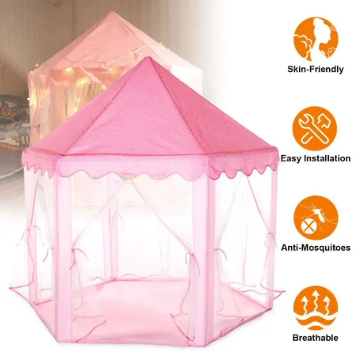 Kids Play Tents Princess for Girls Princess Castle Children Playhouse Indoor Outdoor Use from PriceLows™