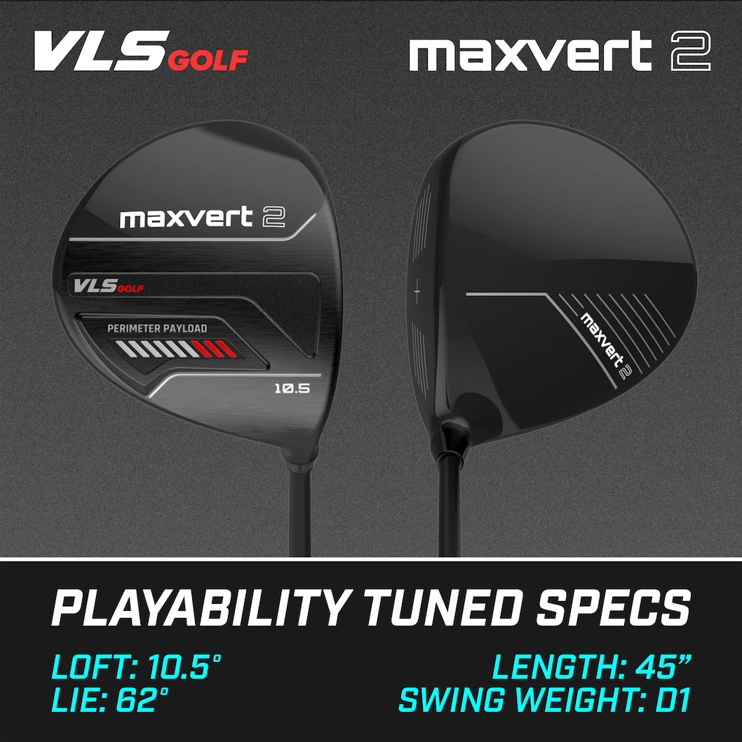 VLS Maxvert 2 Driver | Speed Matched Shaft | Forgiving Face Design
