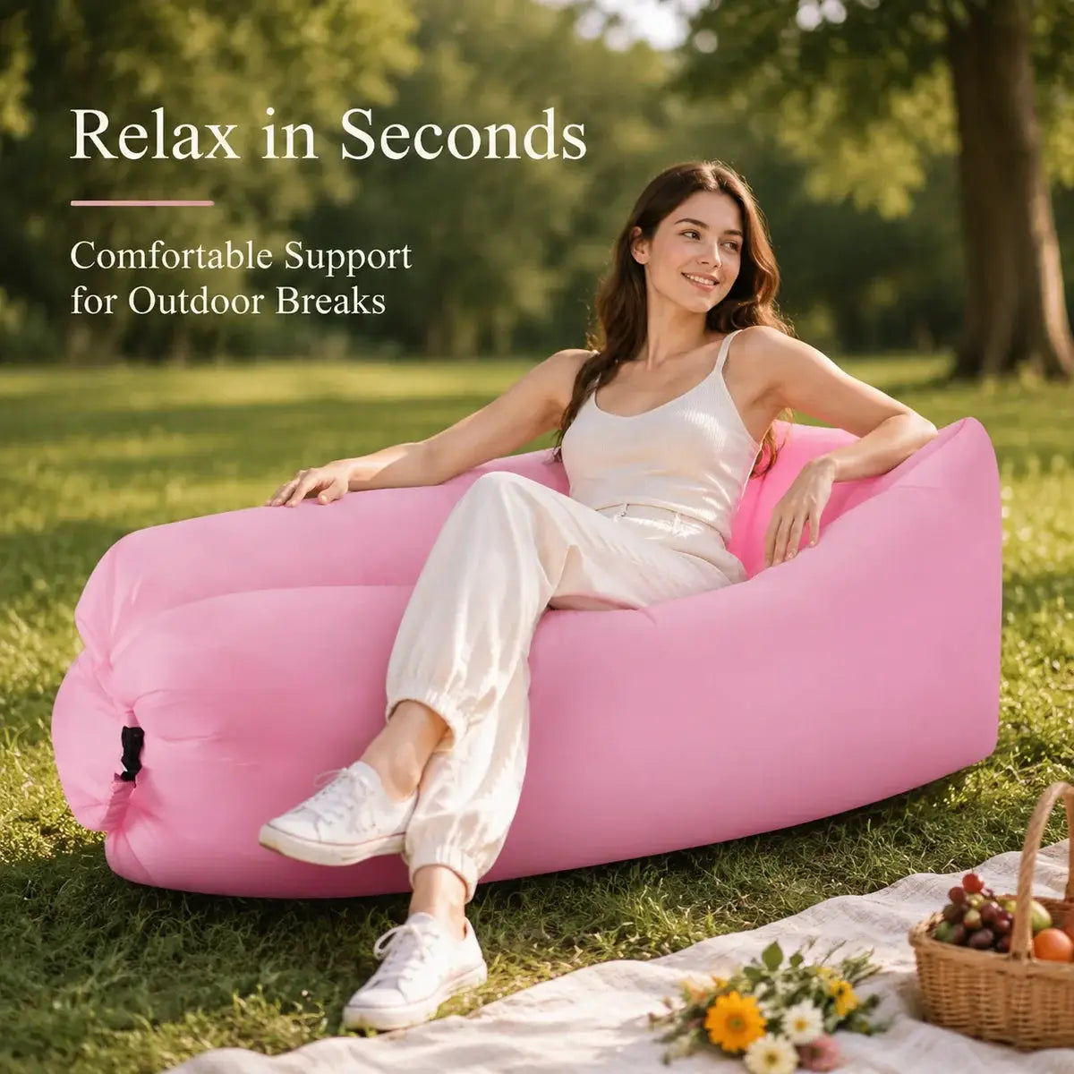 Portable Air Sofa | 2-Seater Outdoor | PriceLows™