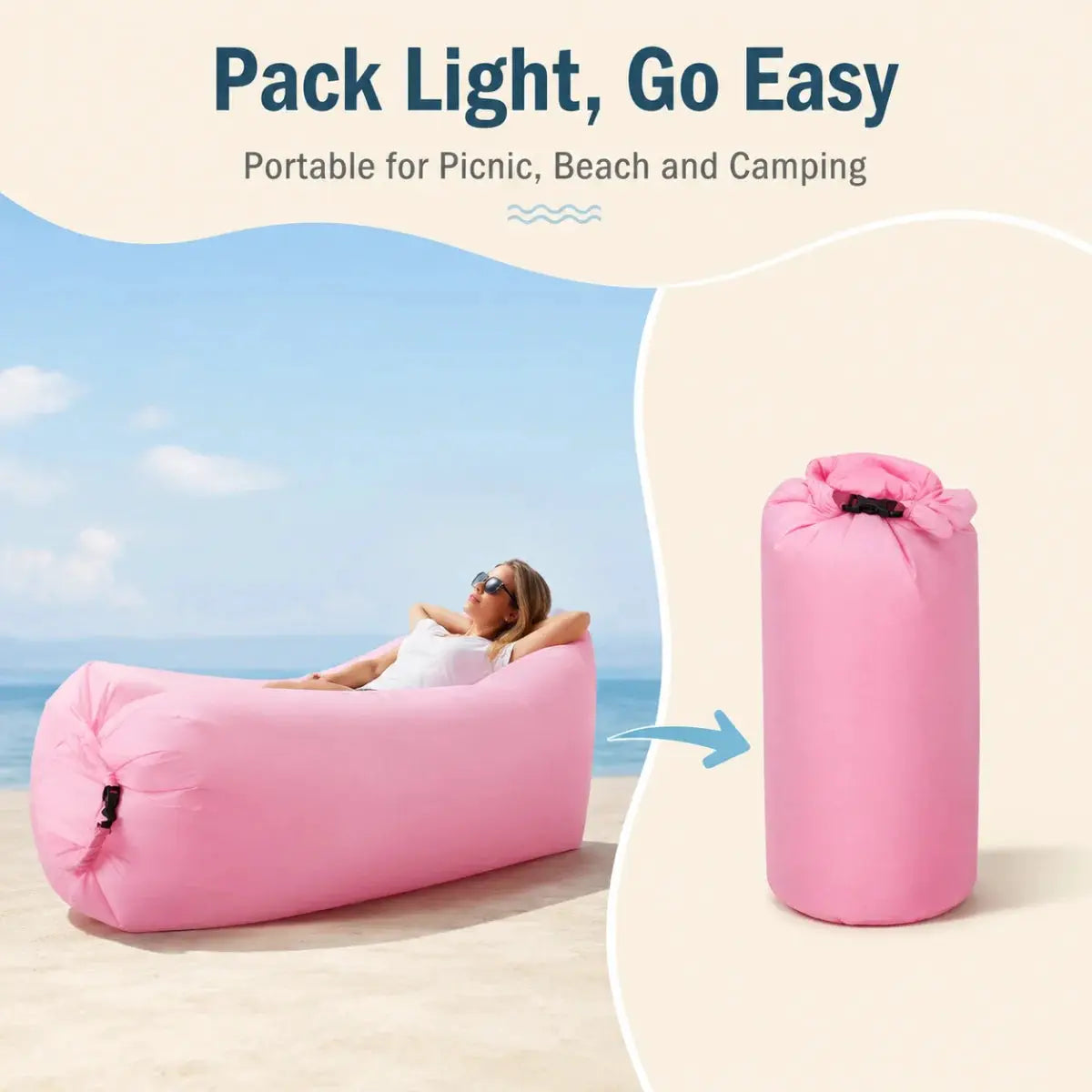 Portable Air Sofa | 2-Seater Outdoor | PriceLows™