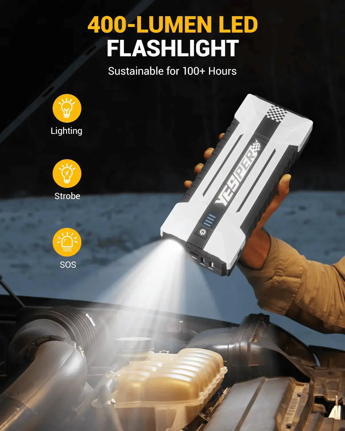 Portable Car Jump Starter | 600A Peak | PriceLows™