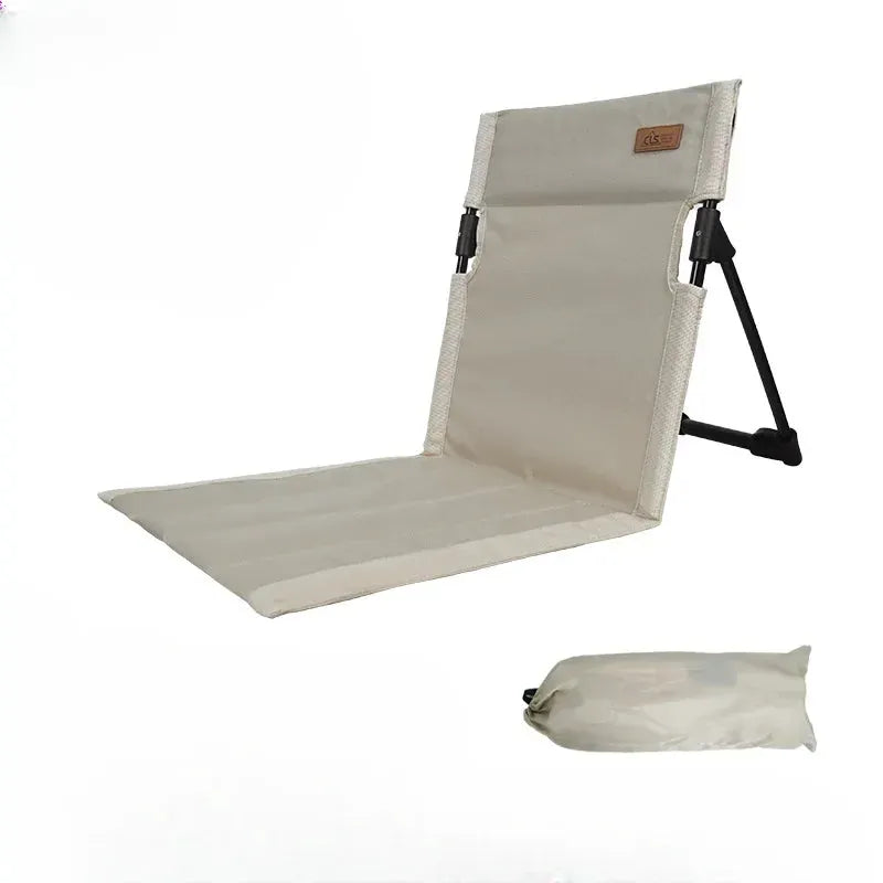 Portable Foldable Chair | Back Support | Aluminum Frame | Size 37x39x42cm from PriceLows™