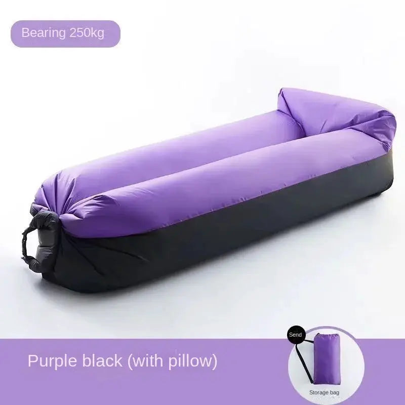 Portable Inflatable Lounger Lazy Inflatable Sofa Folding Outdoor Couch Camping Air Sofa Outdoor Furniture from PriceLows™