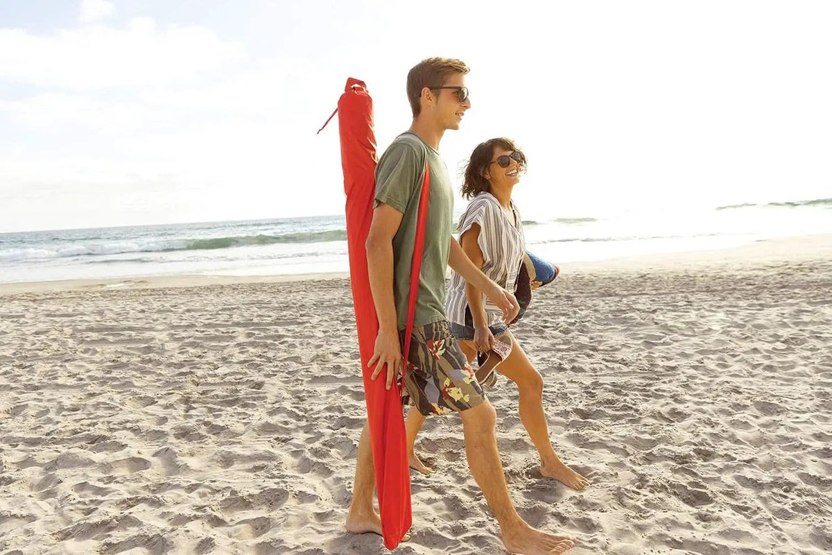 Premiere UPF 50 Plus Umbrella Shelter Weatherproof 8Ft Red from PriceLows™