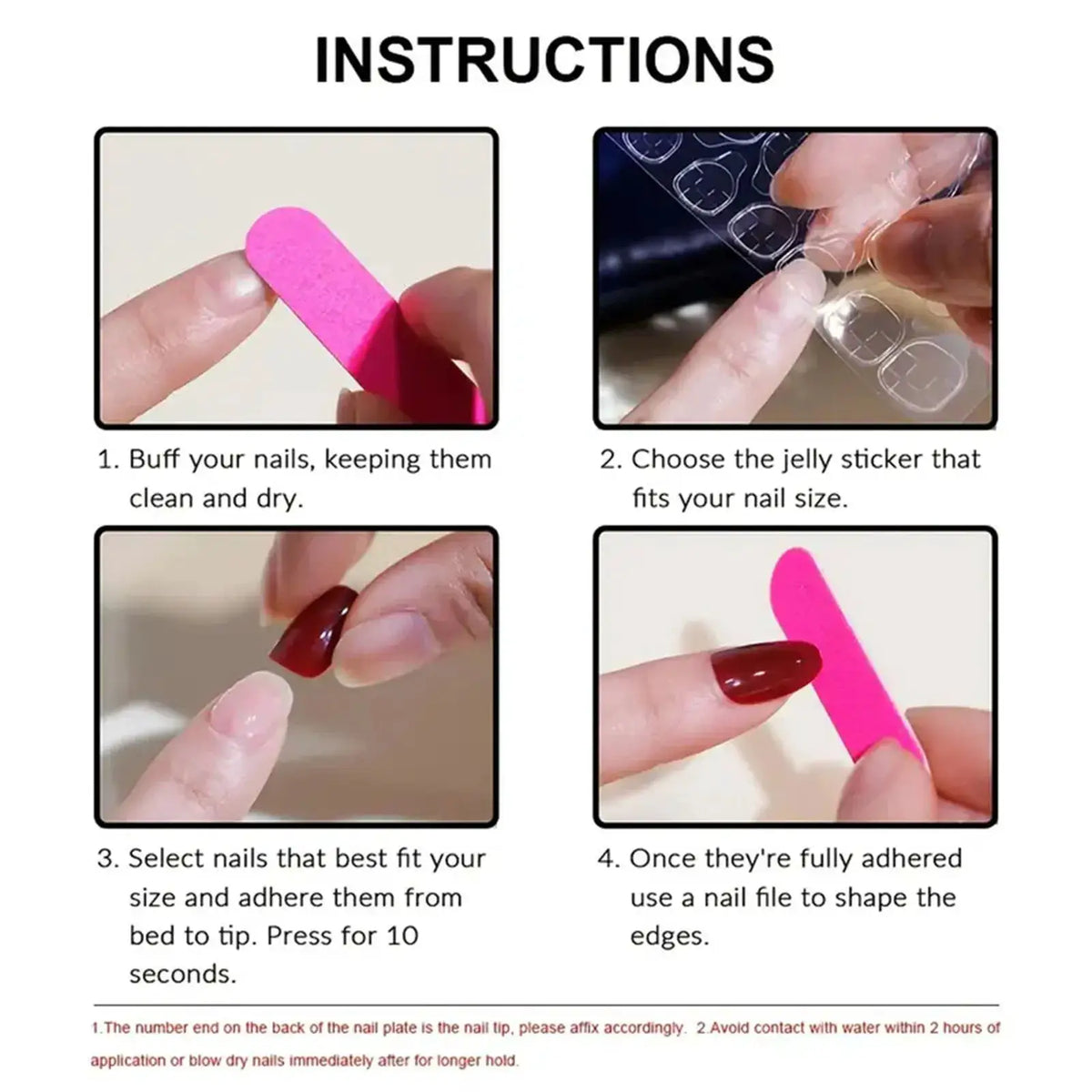Press On Nails | Flower Print Set | PriceLows™
