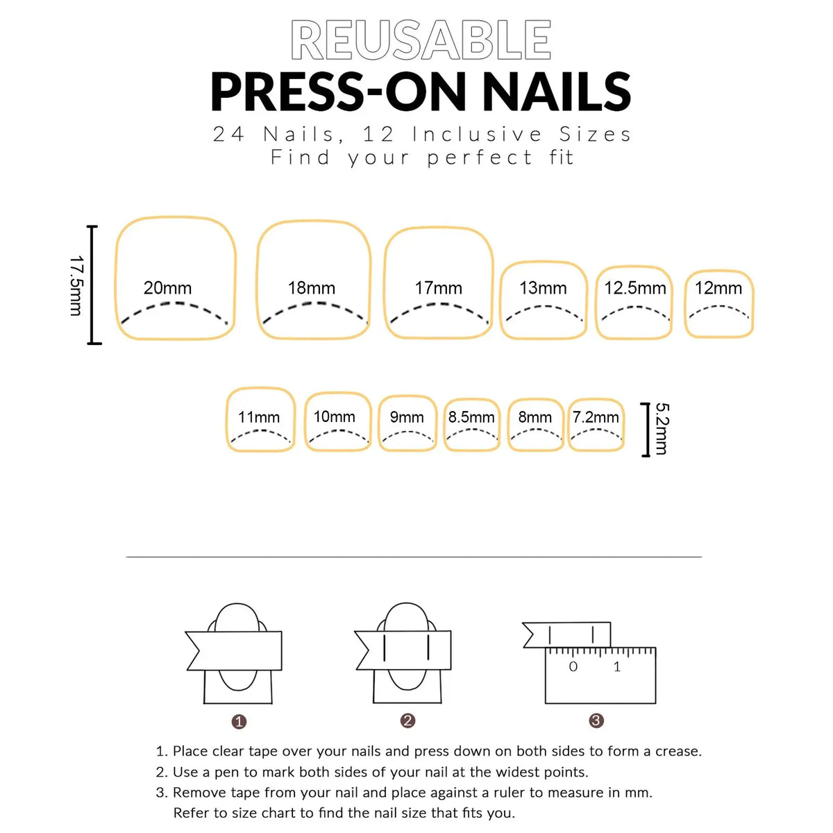 Press On Toenails | Light Pink Cat Eye | PriceLows™