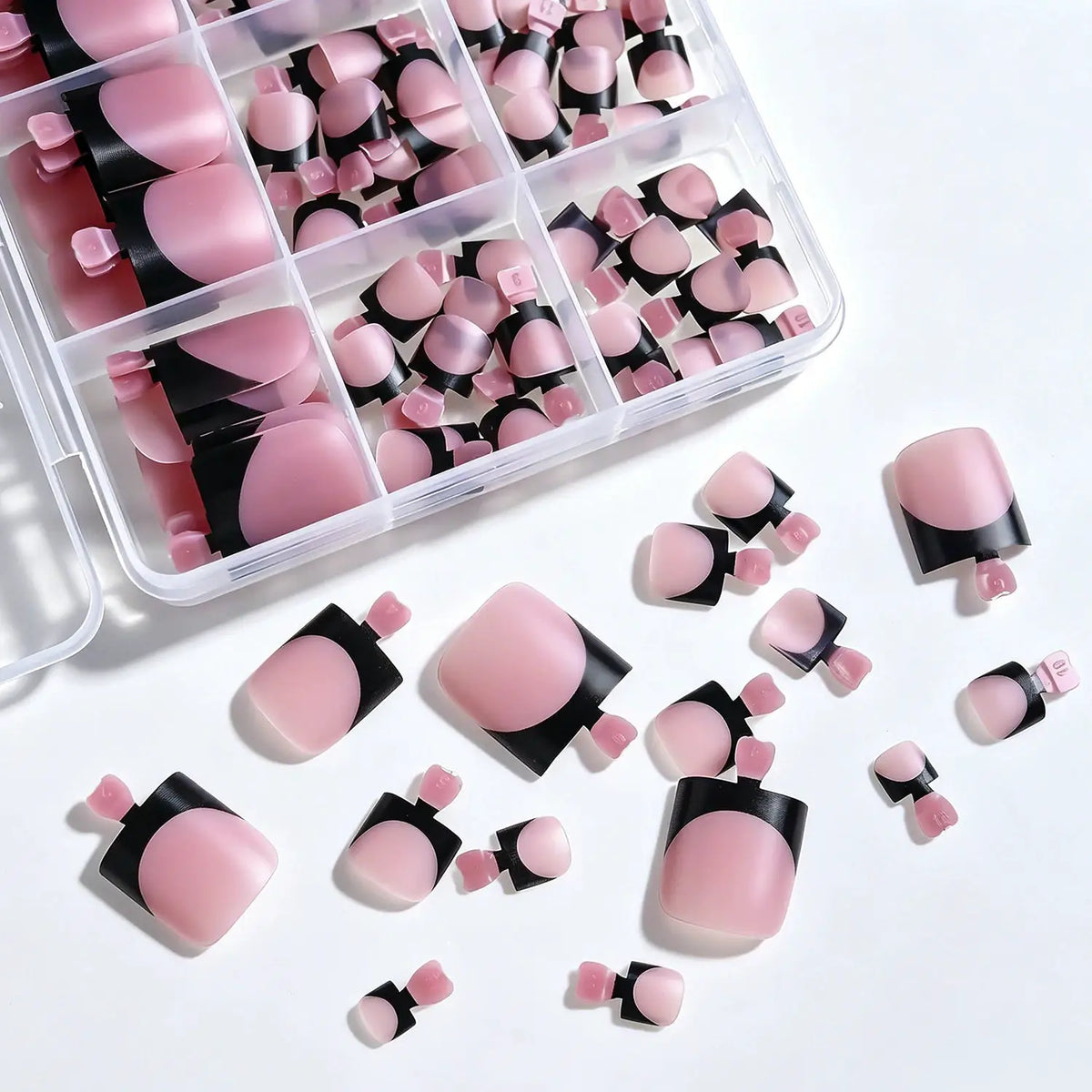 Press On Toenails | Short Square 150 Pcs | PriceLows™