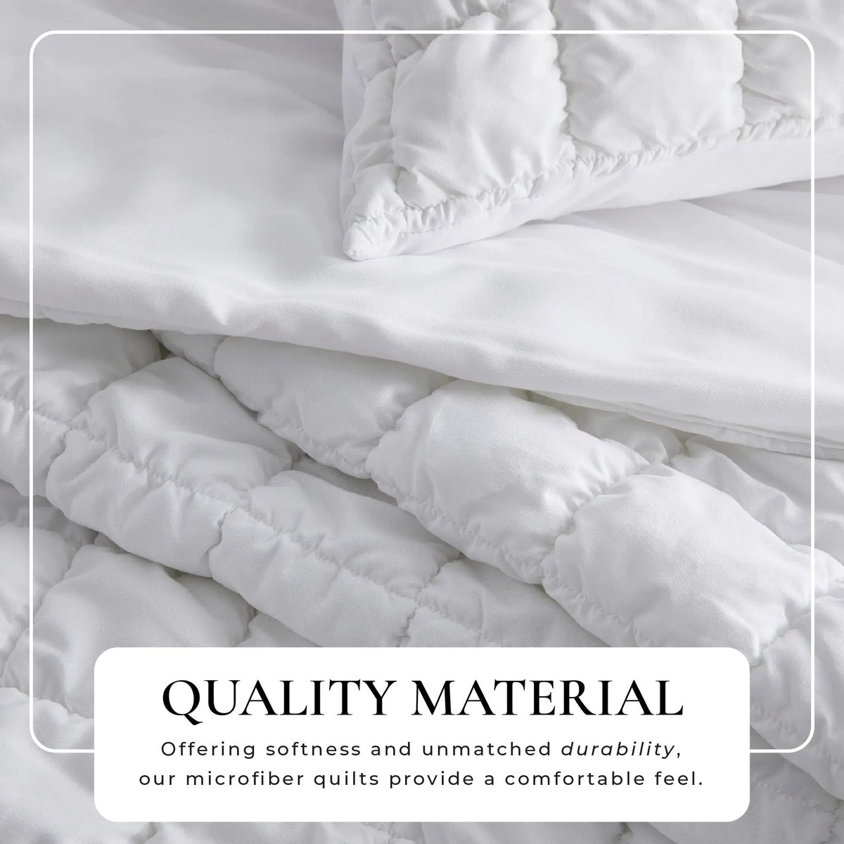 Puff Marshmallow Texture Quilt Set - Marshmallow Collection from PriceLows™