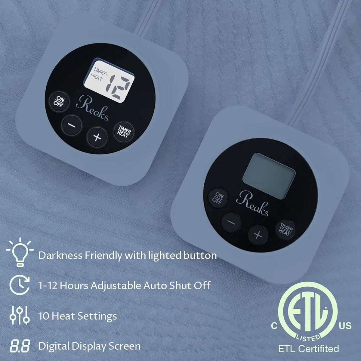 Queen Size Heated Mattress Pad with 10 Heat Settings from PriceLows™