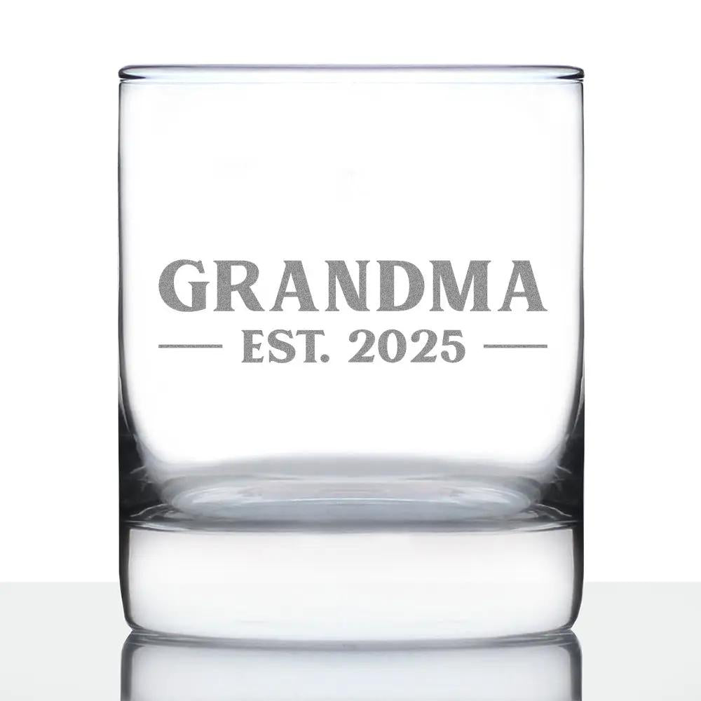 Whiskey Rocks Glass | Etched Text | Dishwasher Safe | 10 Oz