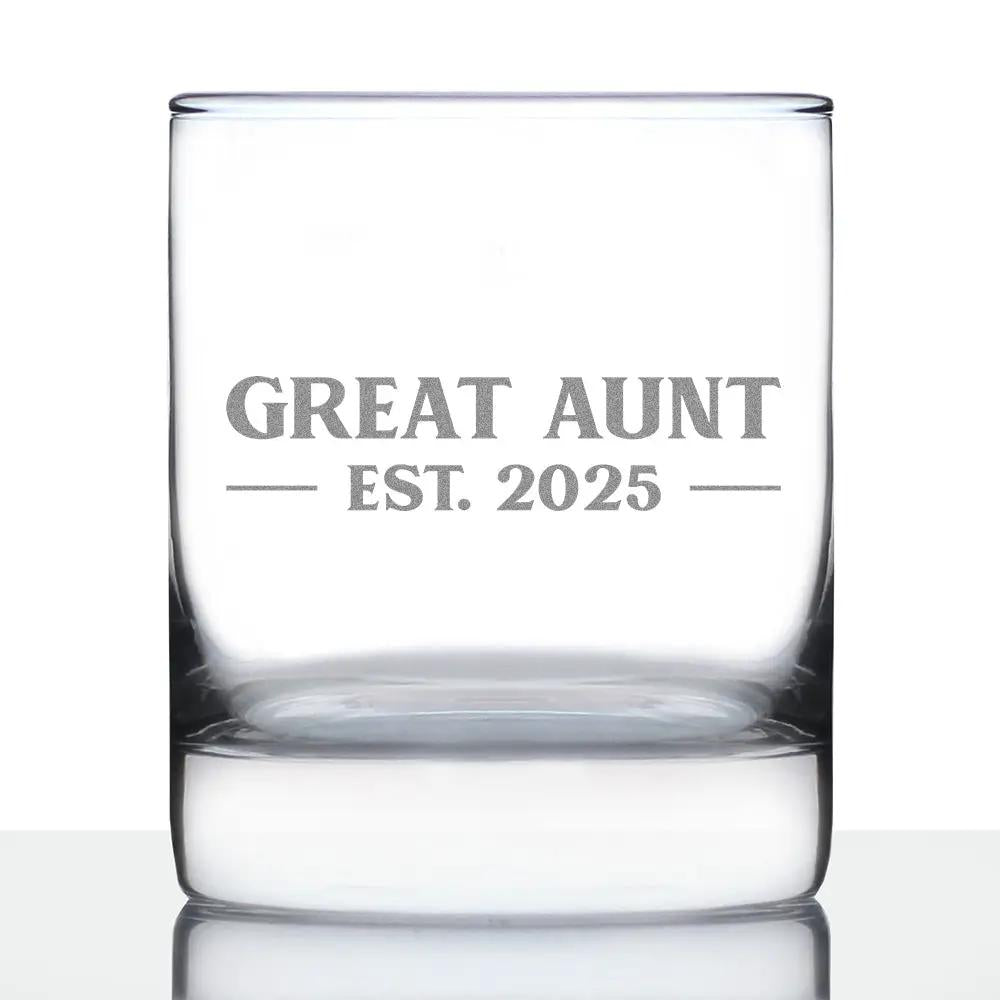 Whiskey Rocks Glass | Hand Etched Lettering | Classic Stemless Shape | 10 Oz