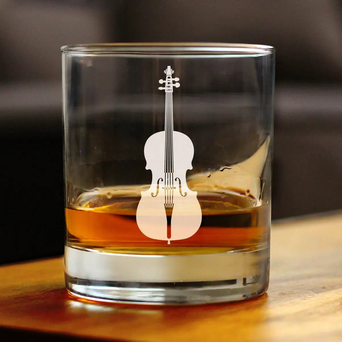Rocks Glass | Permanently Etched Cello Design | 10 Oz