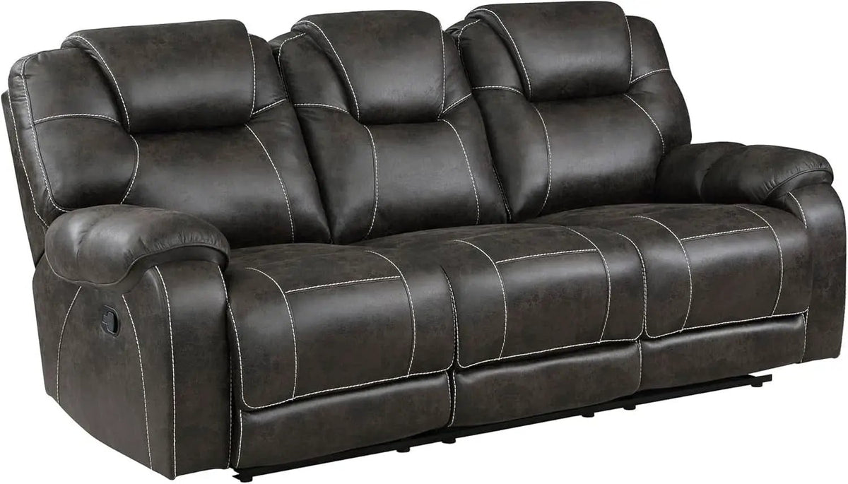 Recife 2-Piece Reclining Living Room Sofa Set Chocolate from PriceLows™