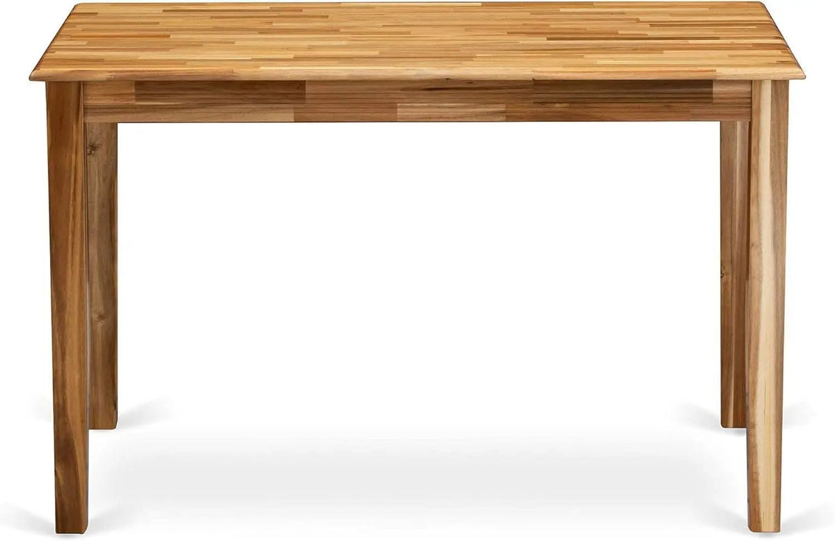 Rectangular Dining Table 48 By 30 Inch Natural Wood from PriceLows™