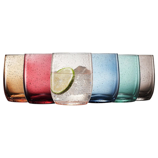 Tonal Recycled Mexican Lowball Tumbler Glassware, Set of 6 from PriceLows™