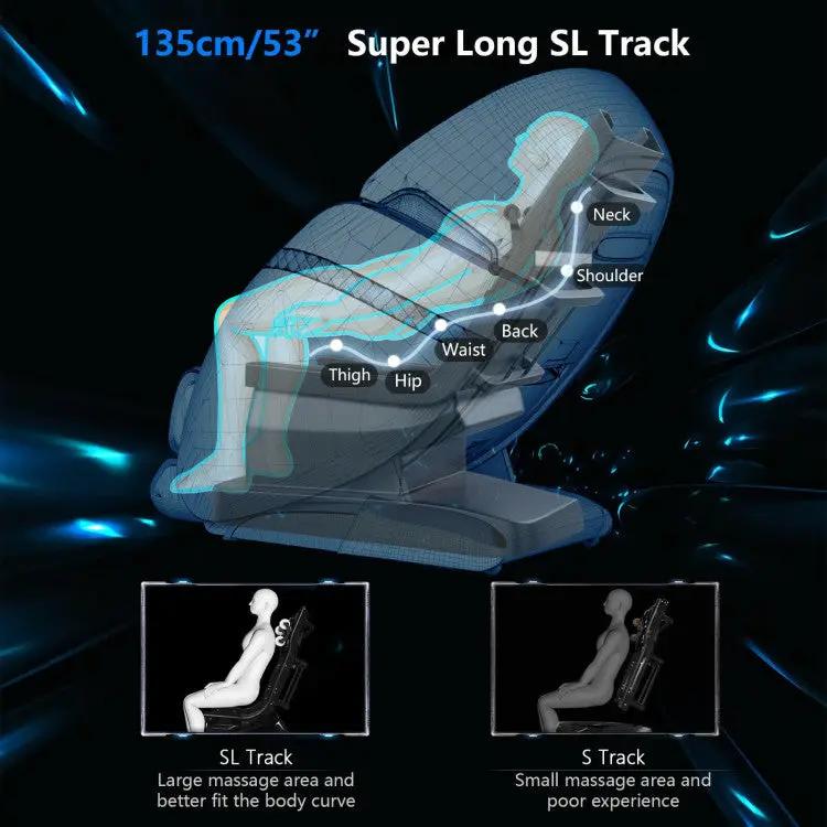 Zero Gravity Heated Massage Chair | SL Track | Automatic Shoulder Detection