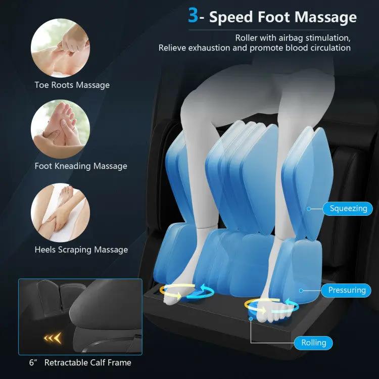 Zero Gravity Heated Massage Chair | SL Track | Automatic Shoulder Detection