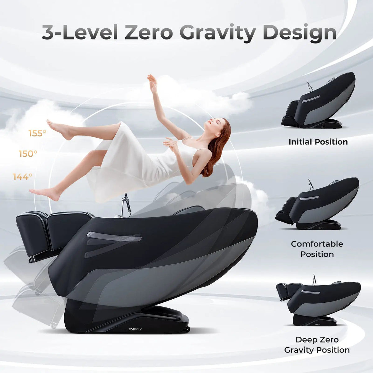 Full Body Massage Chair | SL Track | Waist Heating | Airbag Massage