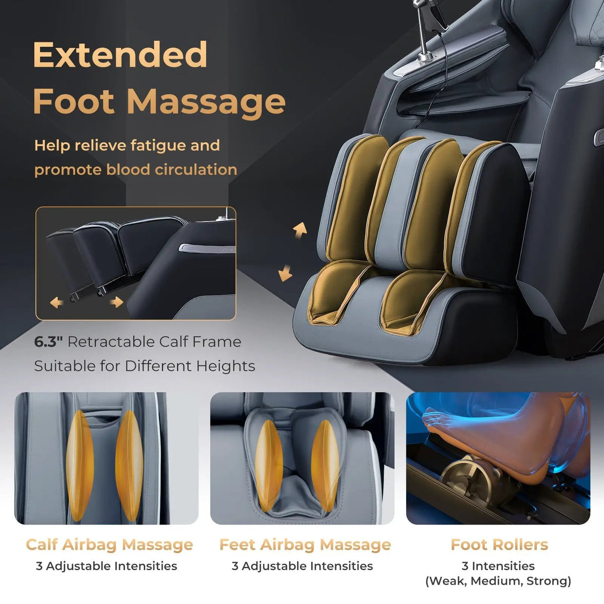 Full Body Massage Chair | SL Track | Waist Heating | Airbag Massage