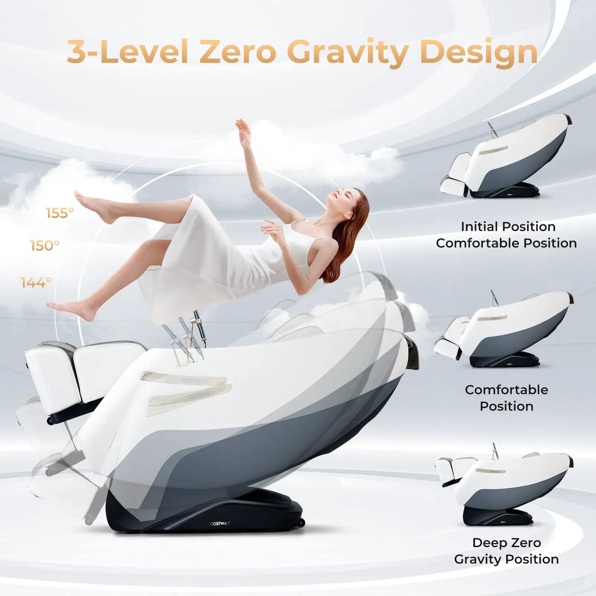 Full Body Massage Chair | SL Track | Waist Heating | Airbag Massage