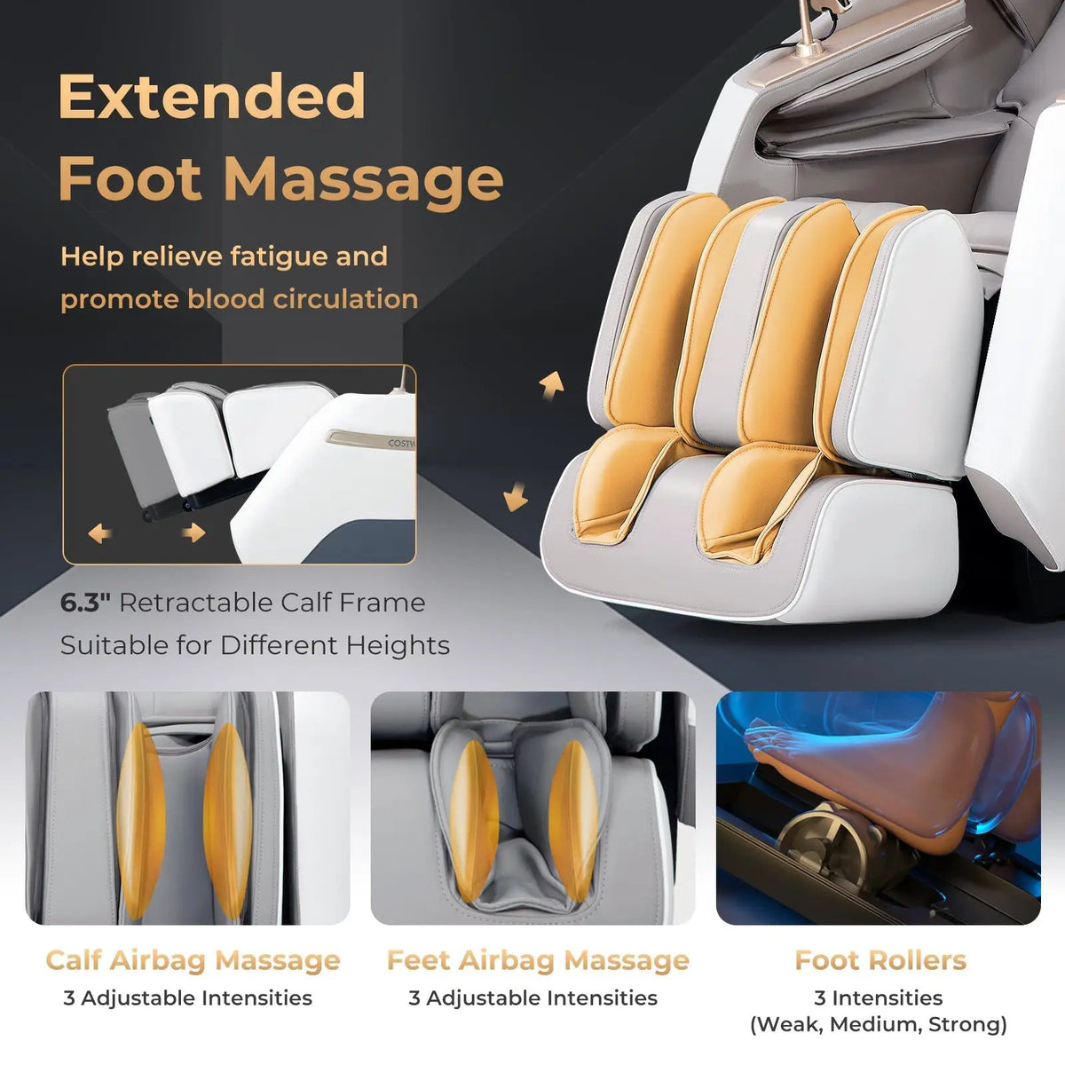 Full Body Massage Chair | SL Track | Waist Heating | Airbag Massage