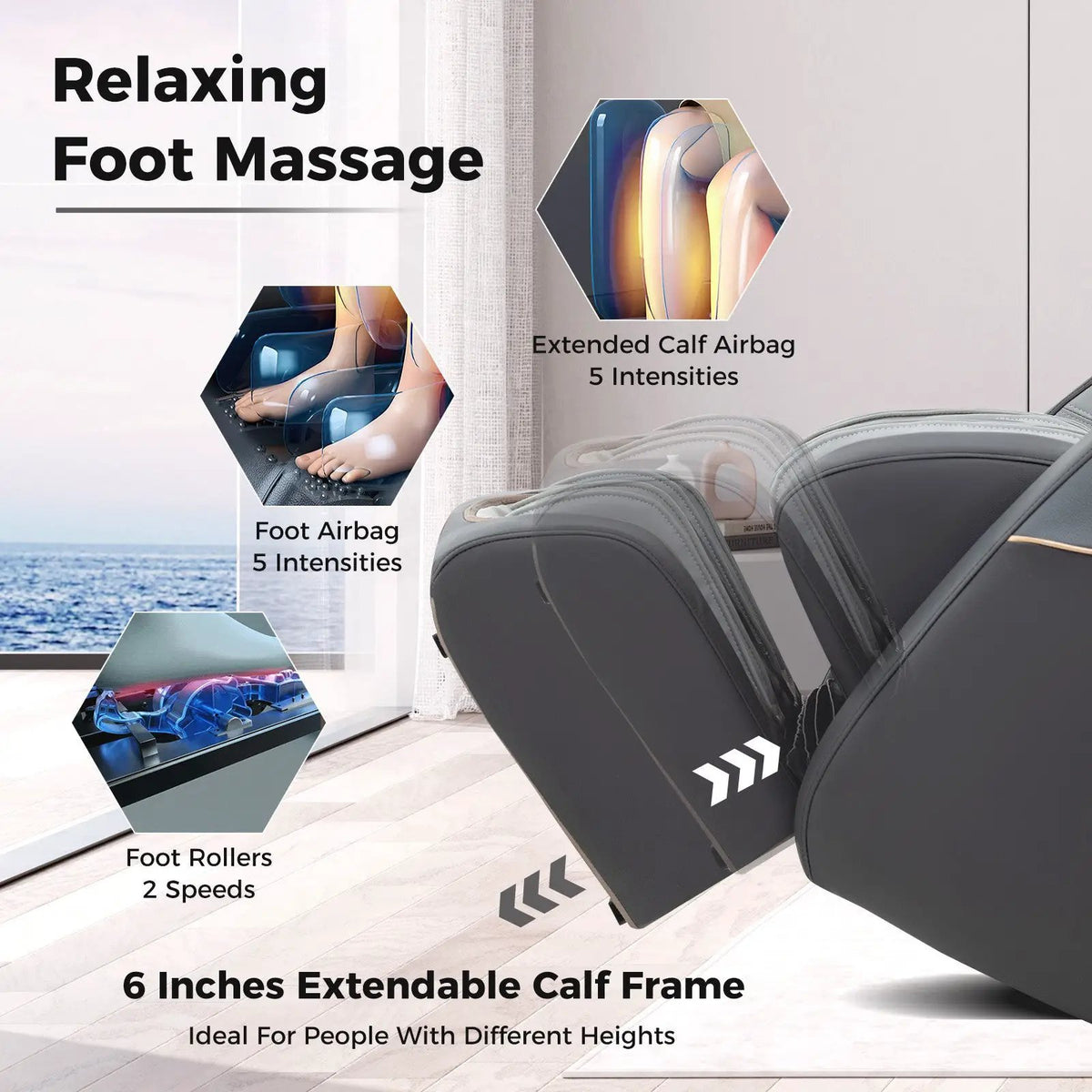 Full Body Massage Chair | SL Track | Airbag Therapy | Heated