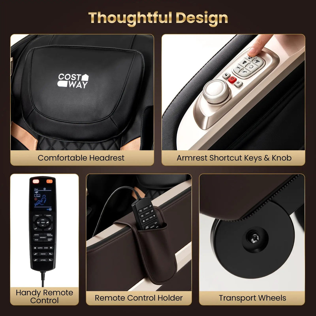 Massage Chair | Dual SL Tracks | Full Body Airbags | Waist Heater